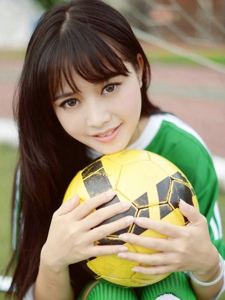 清纯美女羽住足球宝贝甜美写真